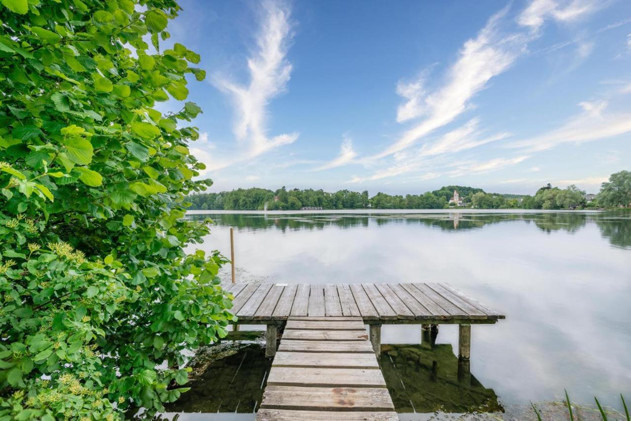 Sopherl Am See - Fruehstueck Auf Der Seeterrasse, Sehr Ruhig Und Wunderschoen Am See, 3 Minuten Nach Oberpfaffenhofen, Viele Radtouren, Restaurants & Cafes In Der Umgebung Weßling Dış mekan fotoğraf
